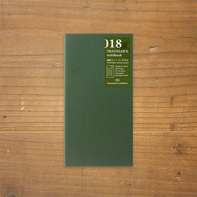 Traveler's Notebook Refill 018 - Regular Size - Weekly Vertical