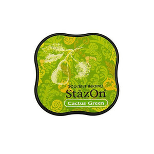 TSUKINEKO StazOn Cactus Green Ink Pad