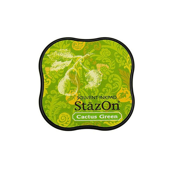 TSUKINEKO StazOn Cactus Green Ink Pad