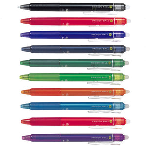 Pilot Frixion Ball Knock Size 0.5 Erasable Pens