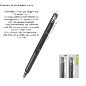 Pilot Frixion Ball Knock Size 0.5 Erasable Pens