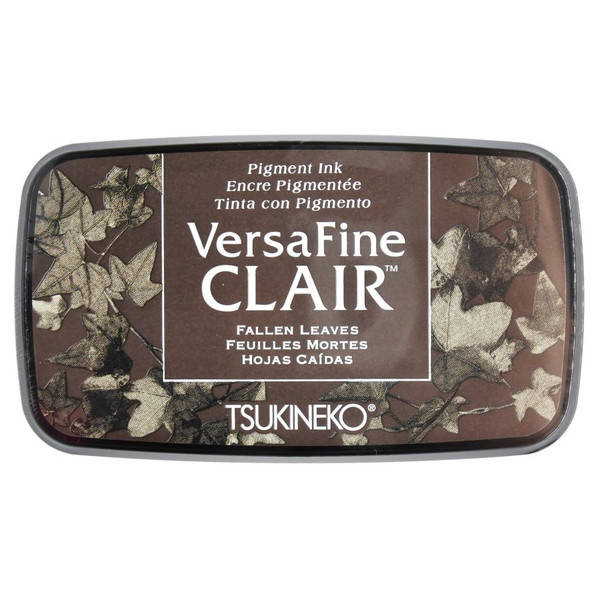 TSUKINEKO Versa Fine Claire Ink Pad - Fallen Leaves (451) Quick-drying Oil-based Pigment Stamp Pad
