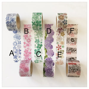 Washi Tape - Chamil Garden Florals