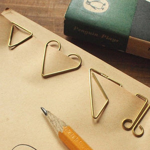Tools to Liveby Gold Brass Paper Clips - Niagara