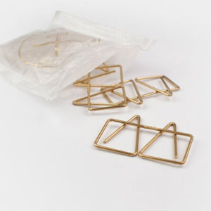 Tools to Liveby Gold Brass Paper Clips - Mogul