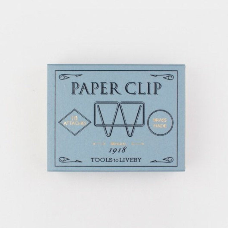Tools to Liveby Gold Brass Paper Clips - Mogul
