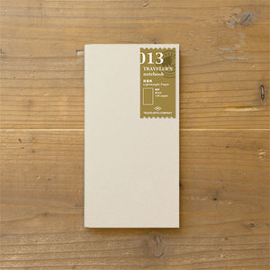 TRAVELER’S FACTORY Lightweight Paper (14287006) Traveler's Note Refill