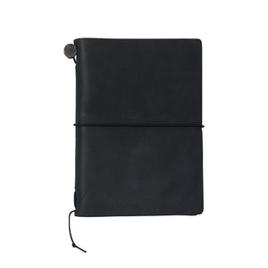 TRAVELER’S FACTORY Black (15026006) Traveler's Note Passport Size