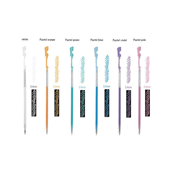 Pilot Hi-Tec-C Coleto Multi Pen Gel Refill - 0.4 mm - Pastel Colors