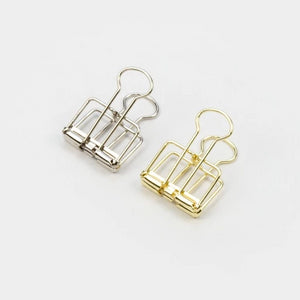 Tools to Liveby Binder Clips - Gold - 19mm