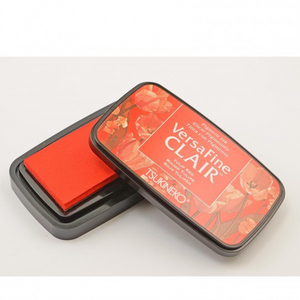 TSUKINEKO - Red Tulip (702) Quick-drying Oil-based Pigment Stamp Pad 