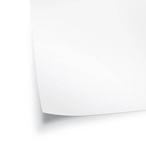 Washi Paper Sticker Sheets - White Blank - B5 Size